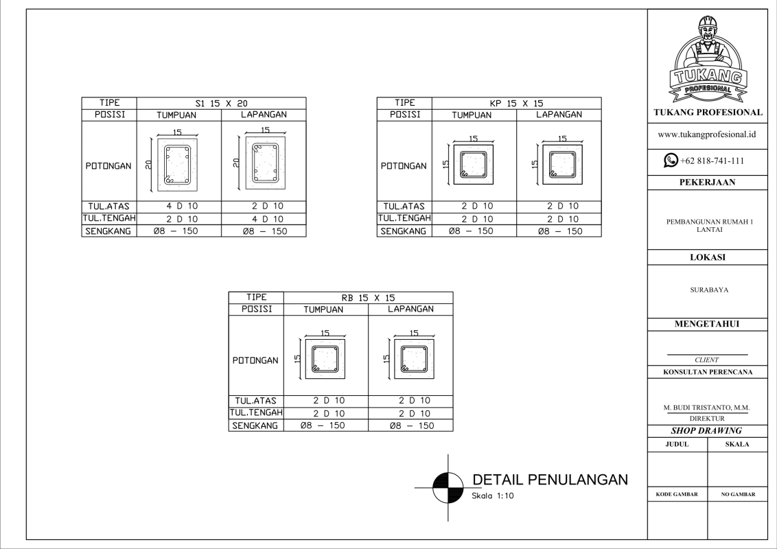 Tukangprofesional.id – Konsultan Property • Arsitek • Kontraktor